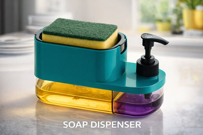 Zylova™ 3-in-1 Smart Soap Dispenser & Sponge Holder