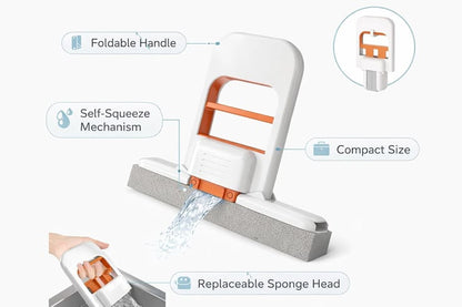 Zylova™ FlexiClean Self-Squeeze Floor & Surface Mop